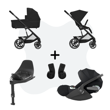 Cybex Balios S Lux 2025 Travelsystem 4in1 Moon Black Cloud T