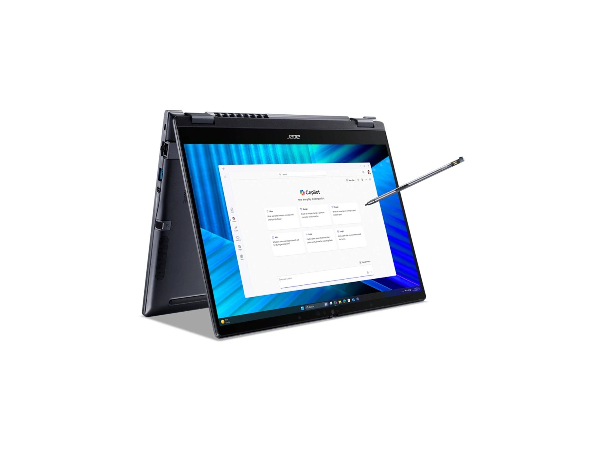 Acer TravelMate P4 Spin 14 TMP414RN-55-TCO 14" 1920 x 1200 (WUXGA) 255U 32GB 1.024TB Intel Graphics Windows 11 Pro --> I externt lager, forväntat leveransdatum hos dig 08-03-2026