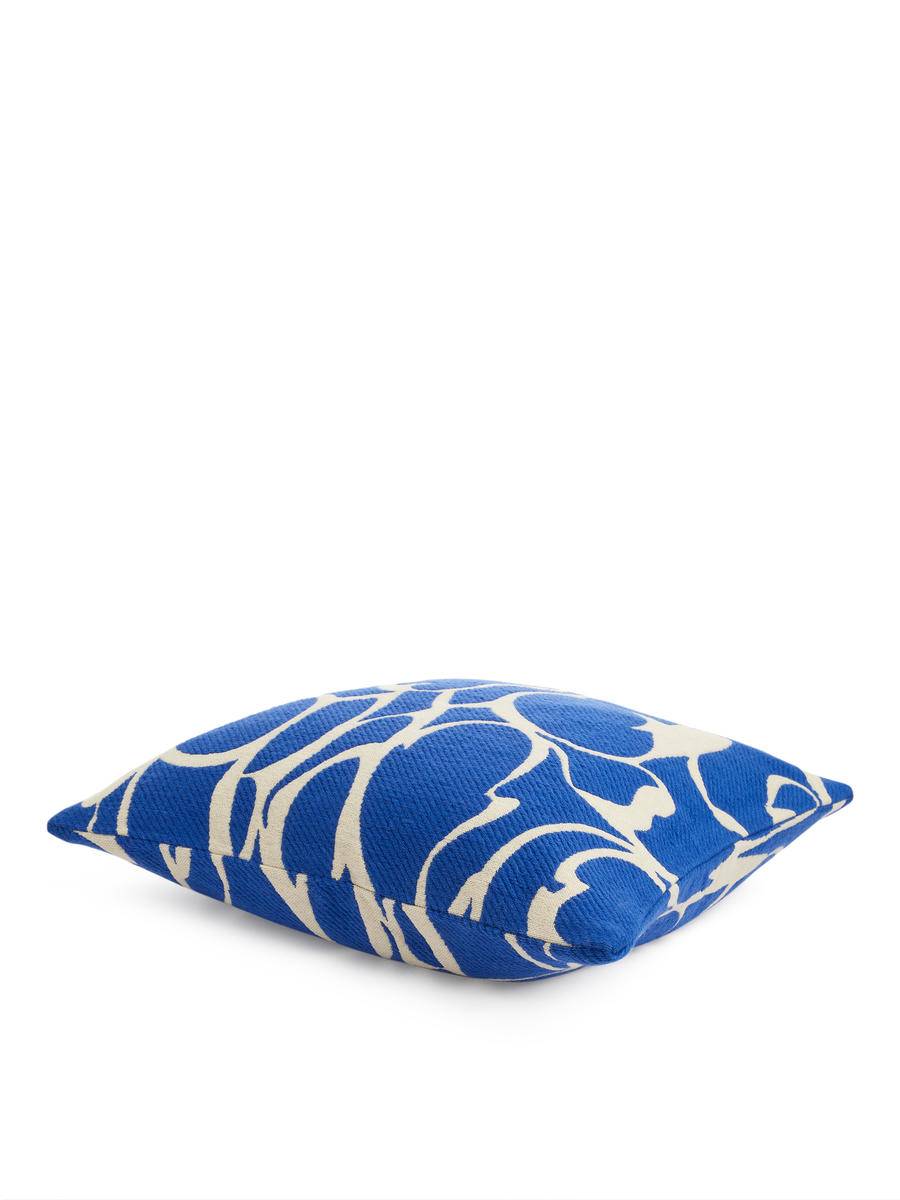ARKET Cotton Wool Cushion Cover 50 X 50 Cm -Blue, 50x50