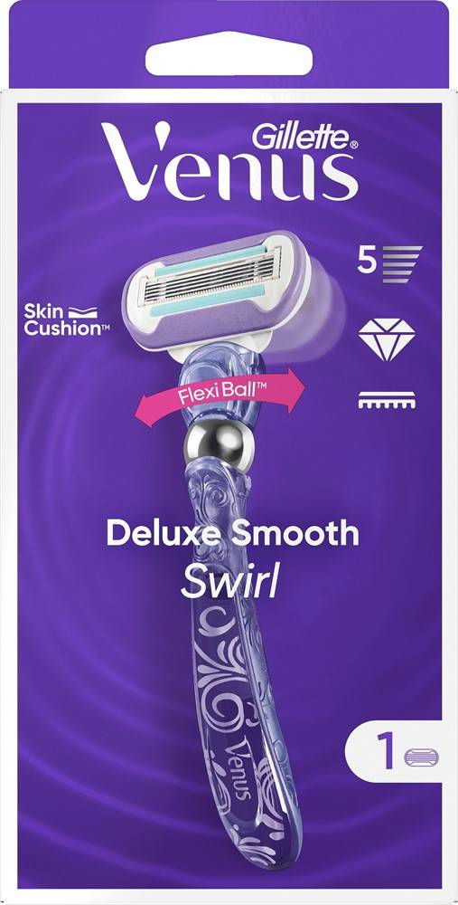 Gillette Razor Female Venus Deluxe Sm. Swirl 1 UP