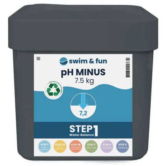 pH-Minus 7.5 kg Swim + Fun Tilbehør 1767