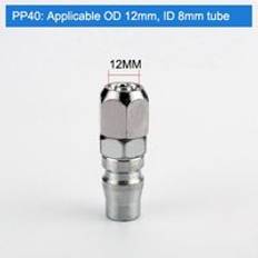 Pneumatisk koppling pp40 sp40 pf40 sf40 ph40 sh40 pm40 sm40 c -typ slang snabbkoppling kompressor luft - Pp40