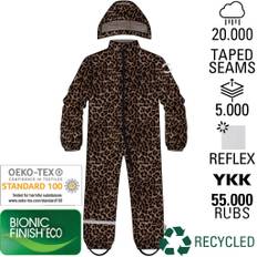 Mikk-Line Snow Suit AOP Stl. 128 unisex - Vinteroveraller Från Magasin - Leo (128)
