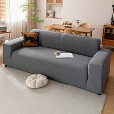 1PC Modern Minimalist Stretchable Sofa Cover, Fully Enclosed, Pet-Friendly, Machine Washable â Fits 1/2/3/4/5-Seater Extendable Sofas, Easy To Insta - Dark Grey - Single Seat,2 Seater,3 Seater,4 Seater,5-seater