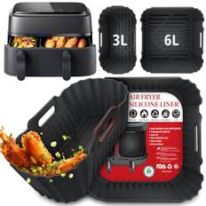 Silikonform Varmluftsfritös Tillbehör för Philips Airfryer 3000 9L NA350/00 Luftfriteringstillbehör för Philips Steam Airfryer 5000 Series NA550/00