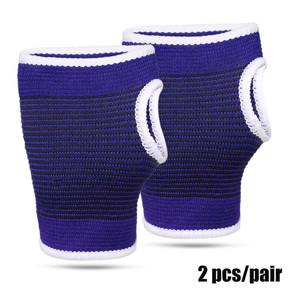 1 Pair Fitness Gym Gloves Elastic Wrist Support Workout Gloves for Training Exercise Hand Brace Palm Protector