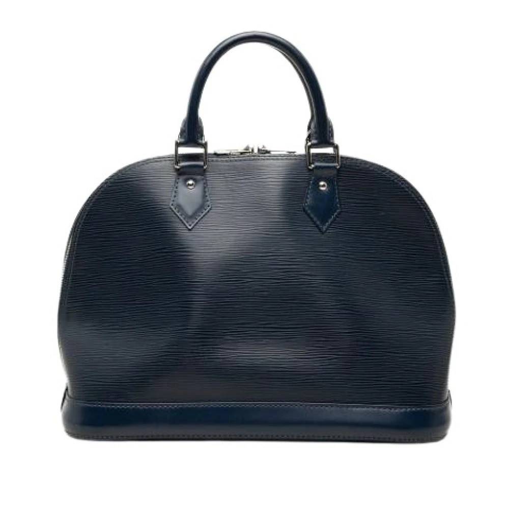 Louis Vuitton Vintage Pre-owned Alma PM - Vintage - Dame - Blå - ONE SIZE - Læder
