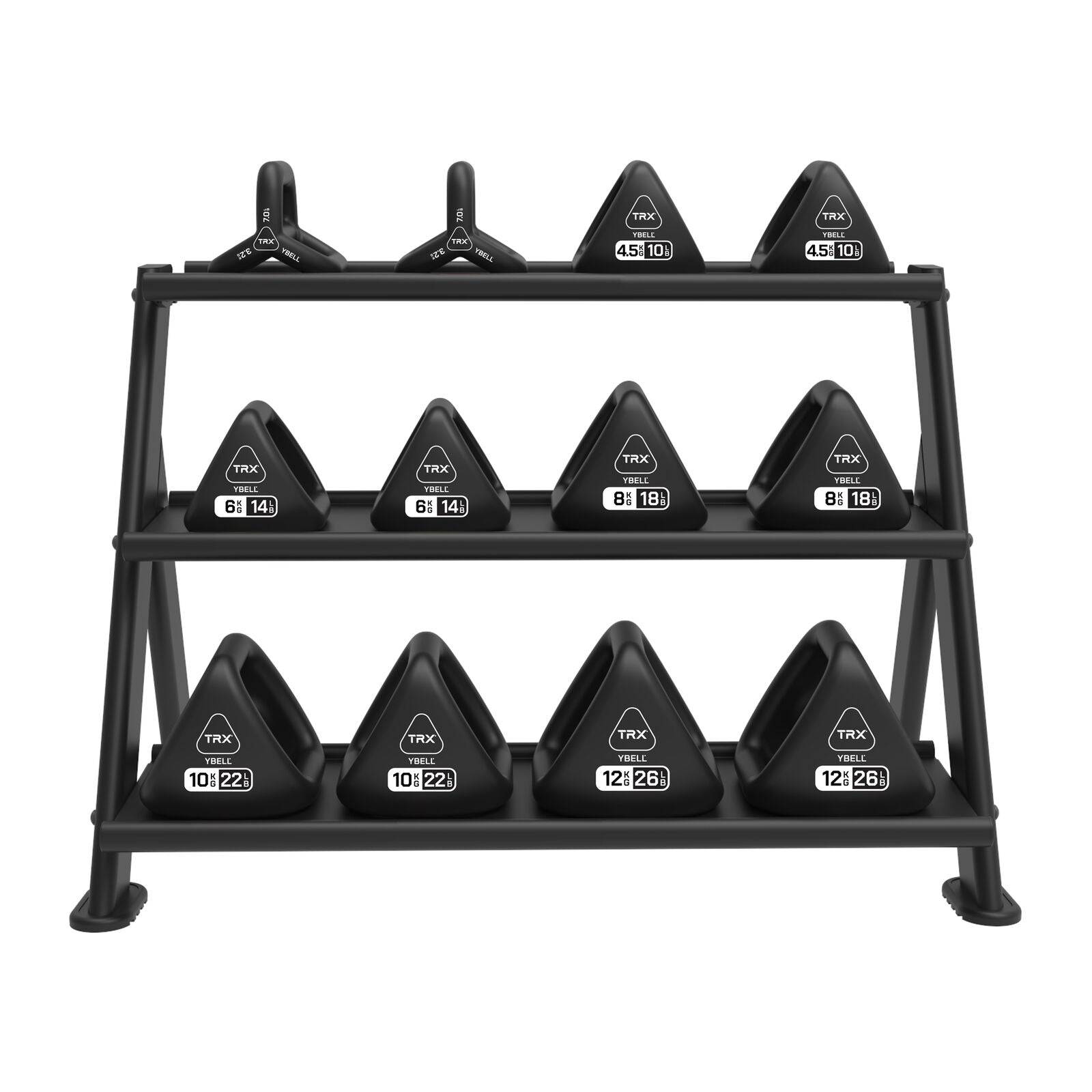 TRX Ybell Rack Kort Opbevaring Sort