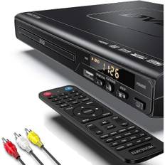 Dvd-afspillere til tv, Blu-ray-afspiller med fjernbetjening, Hdmi-kabel (inkluderer rengøringsklud) Wigslar
