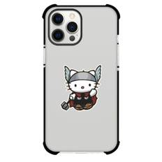 Sanrio Hello Kitty Thor Phone Case For iPhone Samsung Galaxy Pixel OnePlus Vivo Xiaomi Asus Sony Motorola Nokia - Sanrio Hello Kitty Thor Standing Sticker