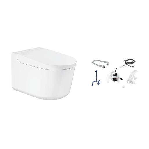 Grohe Sensia Basic dusch- och toalettpaket, utan spolkant, antibakteriell, vit