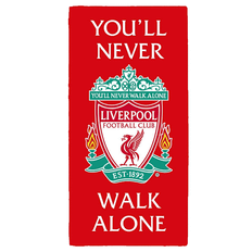 Liverpool FC You'll Never Walk Alone Crest Badhandduk Röd/Vit/Grön Röd/Vit/Grön