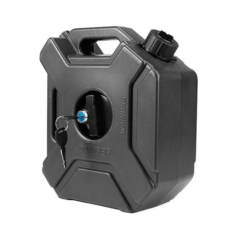 Portable Gasoline Can for Motorcycles, Diesel, Oil, Easy to Carry, Lockable, Anti-Aging, Anti-Corrosion, Lightweight, Durable, Travel, First Aid, Disa