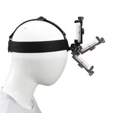 Universal Head Strap Mount Pandebåndsholder Mobiltelefon Clip Action Camera Pov For Gopro Xiaomi Huawei Samsung Iphone Plus