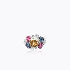 Caroline Svedbom Molly Ring, Rose Dawn Combo – Rhodium