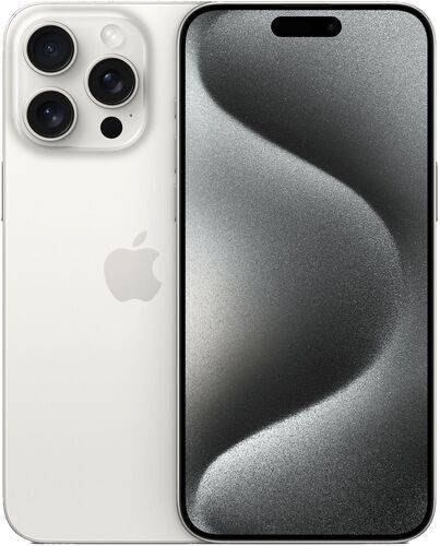 iPhone 15 Pro Max | 1 TB | Dual-SIM (2 x eSIM) | hvidt titanium