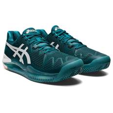 Asics GEL-RESOLUTION 8 CLAY Tennisschuhe Herren petrolgrün weiß