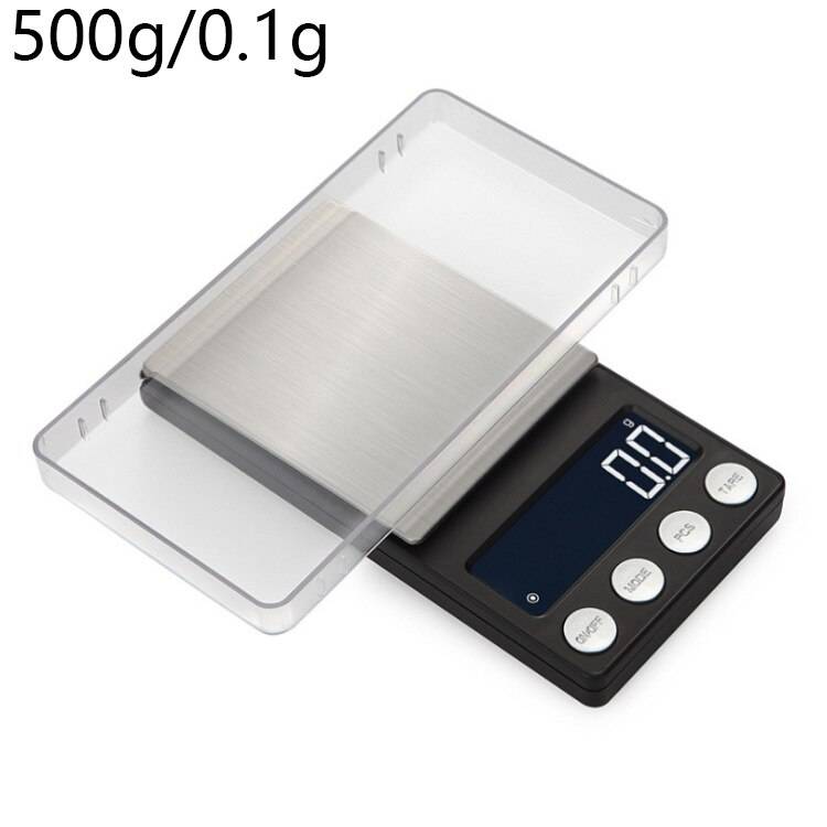 Digital Smyckesvåg Bärbar 1000g - 500g-0.1g