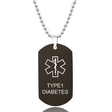 Love Words Jewellery - Halsband Medicinskt Diabetes Typ 1