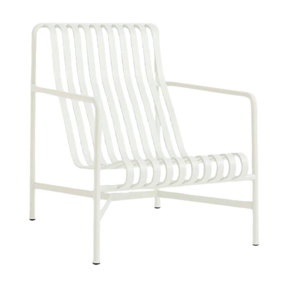 HAY Palissade Lounge Chair High Havestol Cream White