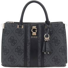GUESS Erenia Girlfriend Satchel Dam Stl. - Axelremsväskor Från Magasin - Coal Logo (One size)
