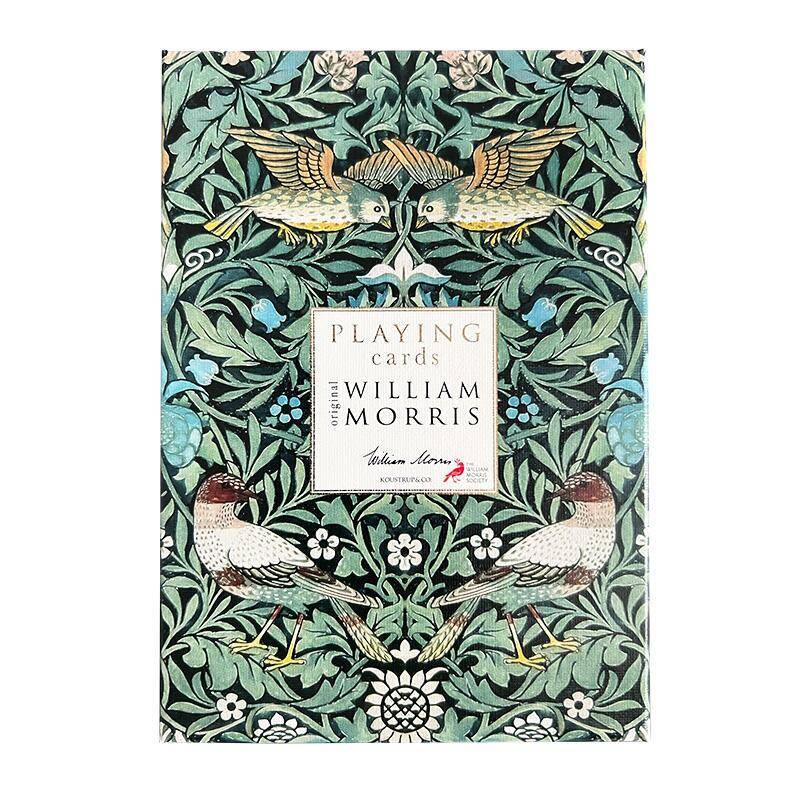 Spillekort, William MOrris, 2-pak