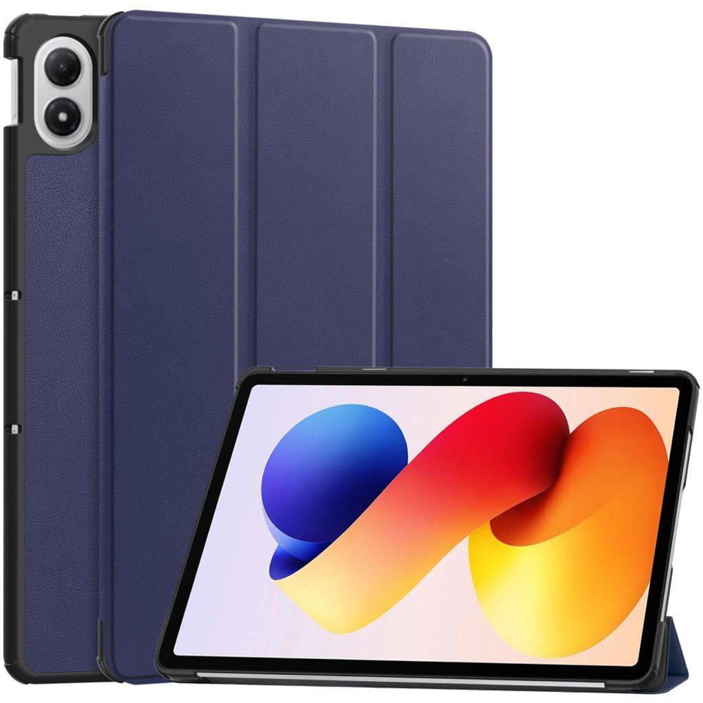 Xiaomi Poco Pad M1/Redmi Pad 2 Pro Fodral Tri-Fold PU-läder - Blå