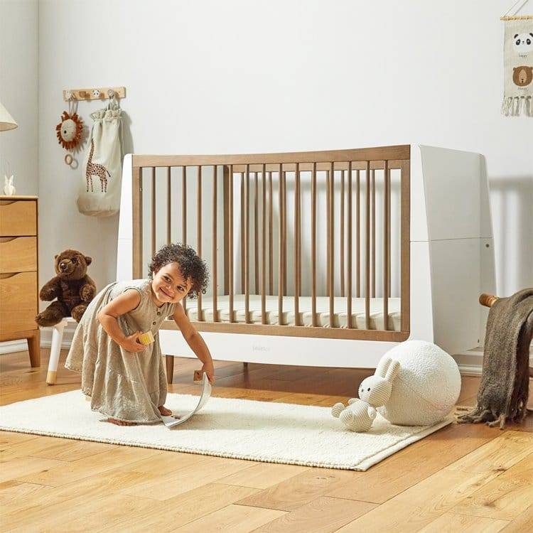 SnuzKot Skandi Cot Bed 'Walnut' - Default Title
