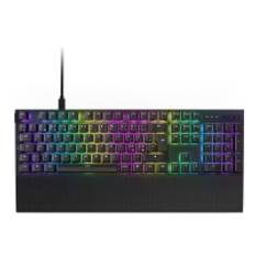 NZXT Function 2 - Tastatur - full size - backlit - USB - QWERTY - Nordisk - tastkontakt: NZXT Swift Optical Switches - sort