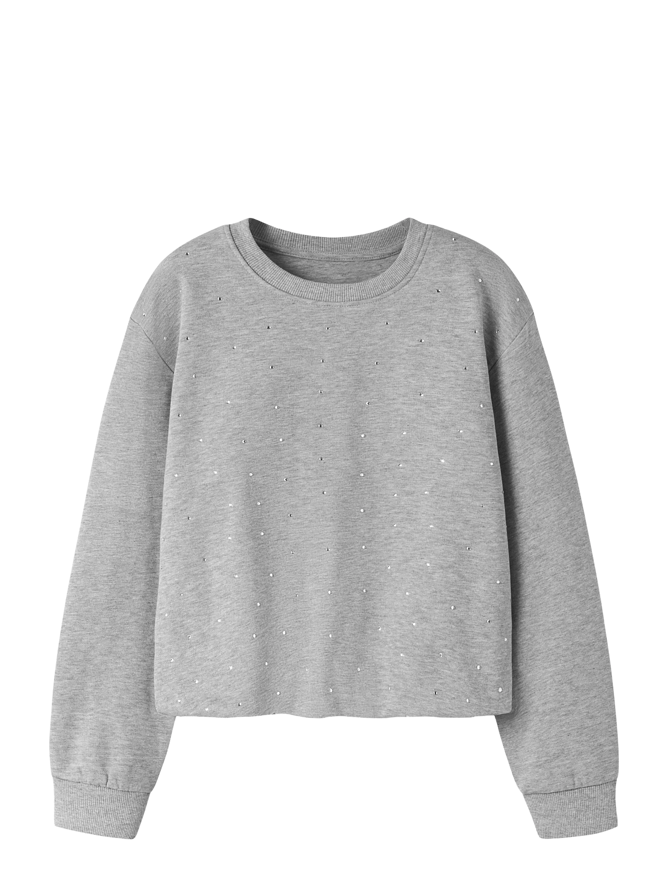 NAME IT Nkfnoluvi Ls Nreg Sweat Bru | Grey | 134-140