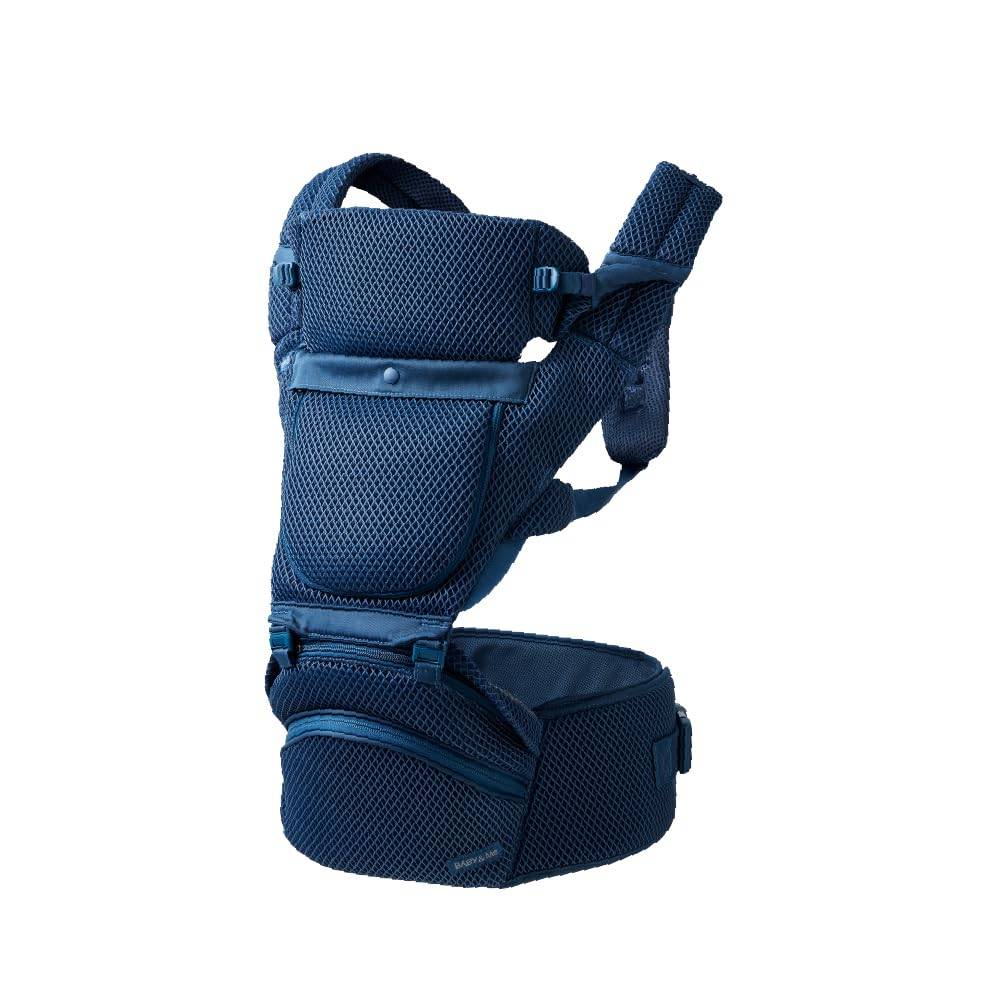 Beren Indigo Blue Baby carrier with hip can be used from around 4 months to 20 kg after sitting on the multifunctional baby hip seat carrier BABY&Me