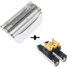 51b rakblad och blad för braun 8000- serie 5 konturpro 360 ° komplett, aktivatorpassning vattenflex wf1s wf2s 5760 5758 5751 5647