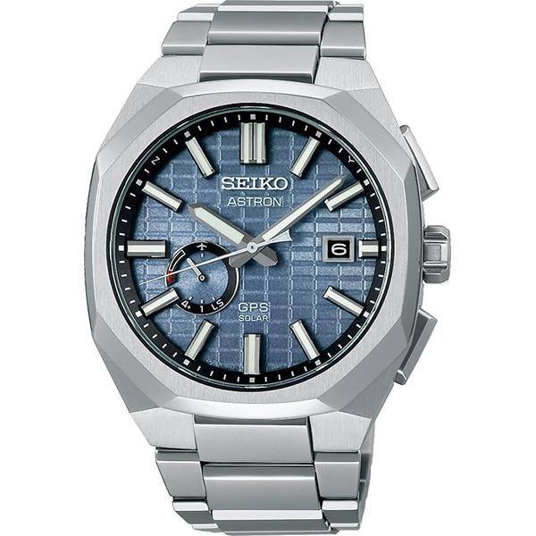 Seiko Men's SBXD013 (ASTRON NEXTER GPS Solar Metal Band Men's) Round Watch Silver multi-hand Analog