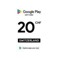 Google Play 20 CHF Gift Card (CH) - Digital Code