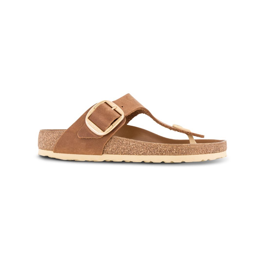 Birkenstock Gizeh Big Buckle Original Sandal Regular Cognac 1018745 - 36