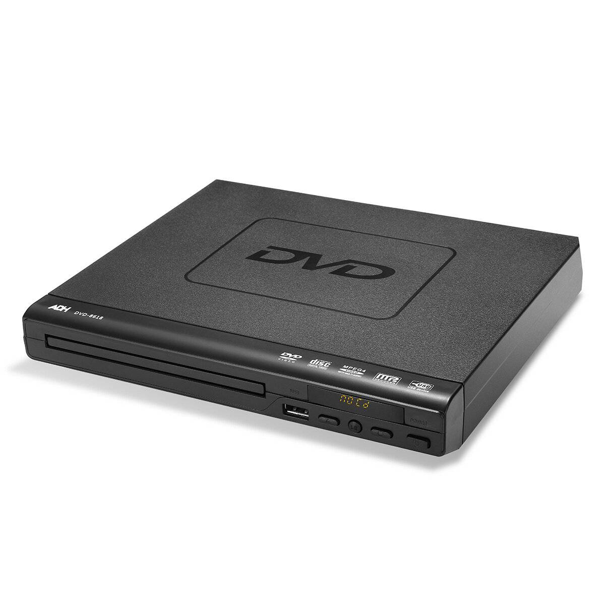 1080P HD 15W Extern LCD DVD-enhet DVD-spelare 110V-240V HDMI CD SVCD VCD MP3 MP4 USB3.0 Multi-Region Multi-System med fj