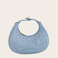 Clutch Bags Woven Women, Ladies Handbags For Special Occasions, Travel, Beach, Holidays - Blue
