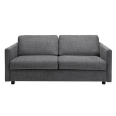 Bäddsoffa Charlotte Bonellmadrass - tyg Emma beige