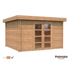 Stuga Palmako Elsa 9,9 m2 Brun dippad