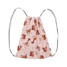 CeLaVi - Gymnastikpose Drawstring PU Bag AOP - Amber Brown - One size