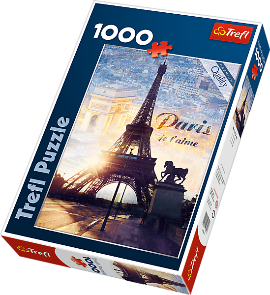 Puslespil Paris, 1000 brikker