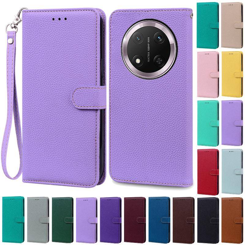 För Honor Magic 7 Lite Fodral Plånbok Läder Flipskydd För Honor Magic7 Lite 5G Fodral Telefon Coque För Honor Magic 7 Lite Fodral Etui