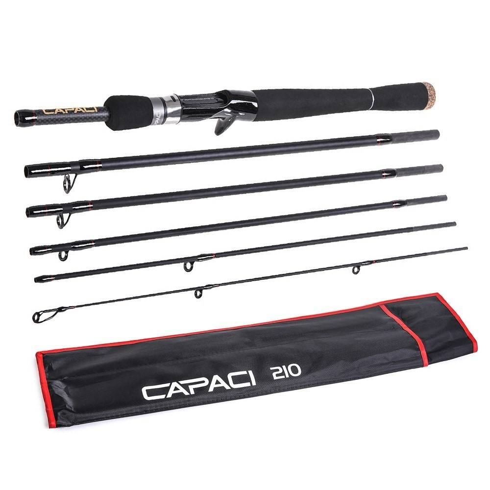 CAPICI carbon Teleskopisk fiskespö 128g / 2,1m - Gjutning