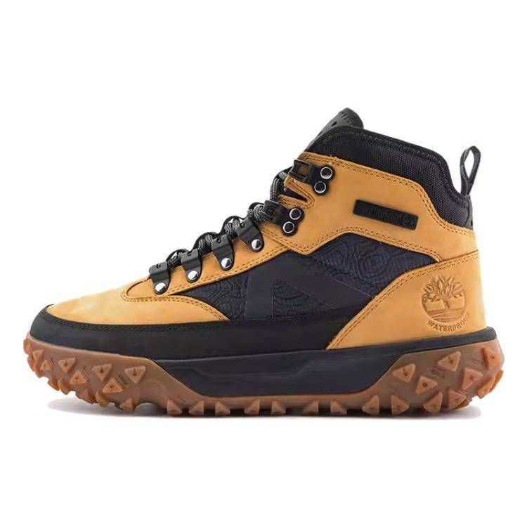 Timberland Greenstride Motion 6 Vattentät Mellanhög Vandringskänga 'Yellow' A67JC cm svart