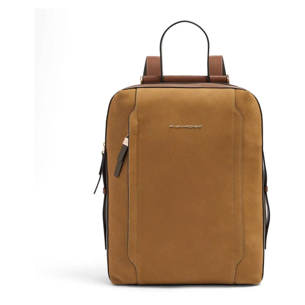Piquadro Laptoprygsæk 14" - Tasker - Dame - Gul - ONE SIZE - Uld