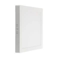 V-Tac 12W LED Loftslampe - 17 x 17cm, Hvid Kant, Inkl. Lyskilde - 1200lm, RA80, 230V, 3cm Højde