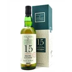 Glen Moray 2007/2022 Wilson & Morgan 15 år Single Malt Scotch Whisky 70 cl 57,9%