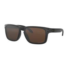 Oakley Holbrook Polarised Sunglasses - Matte Crystal Black / Prizm Black Polar