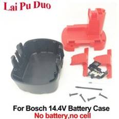 För bosch 14.4v ni-cd ni-mh plastfodral (inget batteri inga celler) elverktygsbatteri för gsr 14.4v gds 14.4 v psr 14.4ve-2 gli