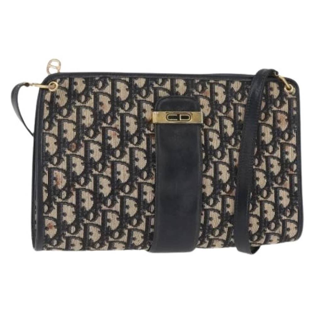 Dior Vintage Pre-owned Vintage CD trotter Skuldertaske - Vintage - Dame - Flerfarvet - ONE SIZE - Uld
